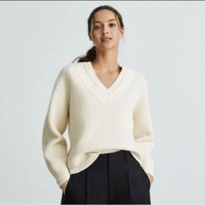 Everlane Felted merino tennis sweater size XS